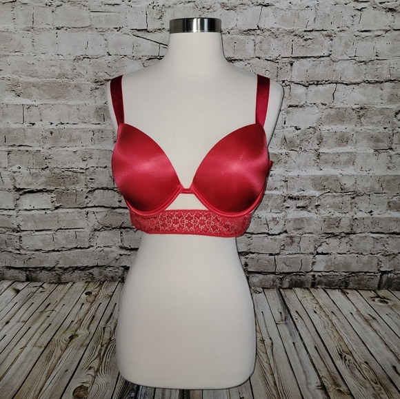 Victoria's Secret Other - Victoria's Secret Very Sexy Push Up Bra 36 DD Red